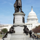 A monument to Garfield in Washington, D.C., across the street from where he was shot. (Photo: Public domain)